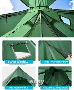 Gonex Lightweight Hot Tent with Large Stove Window, Waterproof 1 Person