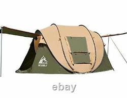 HEWOLF Pop Up Tents 2-3 People Easy Set Up Dome Tent Automatic Camping Tent