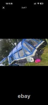 HI-GEAR Frontier 6 Tent + Large Porch + HI-GEAR Carpets Full Camping Setup