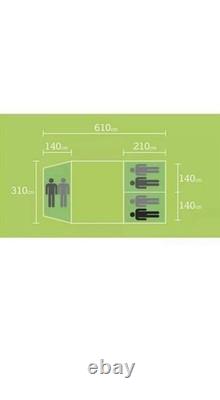 Halfords 6 Person Air Tent Large Inflatable Tent