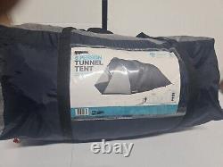 Halfords 6 Person Tunnel Tent 2 rooms Large Family Tent with porch & Carry case