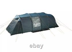 Halfords 8 Person Tunnel Tent 2 Separate Sleeping Area Large Family Tent