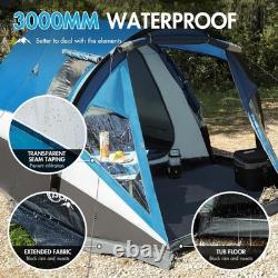 HeavyDuty Camping Tent 4 Person Waterproof Double Layer Easy SetUp Durable Light