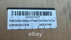 HeavyDuty Camping Tent 4 Person Waterproof Double Layer Easy SetUp Durable Light