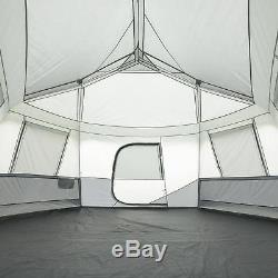 Hexagon Cabin Tent Extra Large Windows Oversized Vents Extend Comfortable New