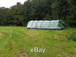 Hi-Gear Corado 8 Man Extra Large Tent 4 x double bedrooms, corridor, awning