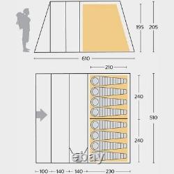Hi Gear Vanguard 8 Person Nightfall Tent RRP £750