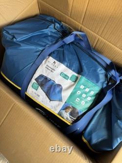 Hi Gear Zenobia 600 Eclipse 6 Person Family Tent Blue