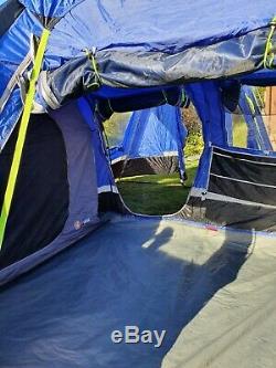 Hi-gear 6 person family tent with large porch extension