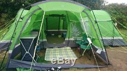 Higear Kalahari 8 Large Family Tent 8-man includes Awning, Carpet, Footprint