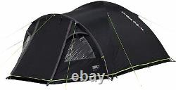 High Peak Talos 3 Man Tent in Dark Grey/Green