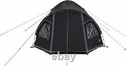 High Peak Talos 3 Man Tent in Dark Grey/Green