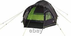 High Peak Talos 3 Man Tent in Dark Grey/Green