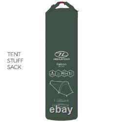 Highlander Falcon 1 Person Bivvy Tent Lightweight Solo Shelter Pine Green
