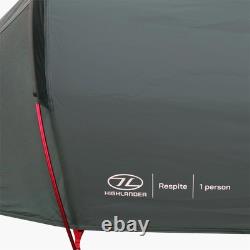 Highlander RESPITE 1 Person Waterproof Tunnel Tent Pine Green Camping TEN167-PG