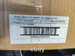 House Party 4 Person Outdoor Camping Tent Large Expandable Space & Easy Setup