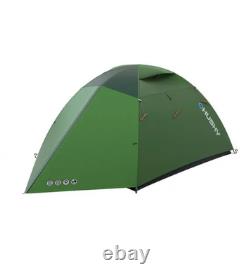 Husky BRIGHT 4 Green Waterproof Large lightweight tent for 4 people