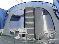 Hybrid Tent Design Family Tunnel Tent, 3 Sleeping Rooms12 Person Large