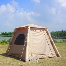 Inflatable Air Tent 2.2M x 2.2M Camping Shelter Quick Setup Family Tent with pump