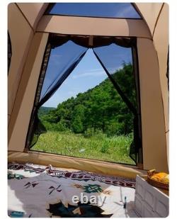 Inflatable Air Tent 2.2M x 2.2M Camping Shelter Quick Setup Family Tent with pump
