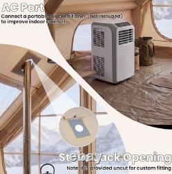 Inflatable Camping Tent 4-6 Person with Pump Windproof 4 Season Waterproof uk
