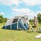 Inflatable Camping Tent Air Pump 3person Blow Up Shelter Bedroom Living Room