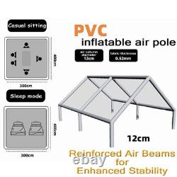 Inflatable Camping Tent with Hand Pump Waterproof Outdoor Blow up Tent 3-8 Man