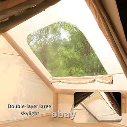Inflatable Camping Tent with Pump 2-4 Person Air Glamping Tents Blow Up Cabin UK