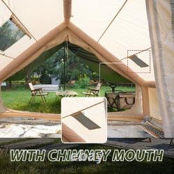 Inflatable Camping Tent with Pump& Canopy 4-6 Person Waterproof Blow Up Air Tent Inflatable Camping Tent with Pump& Canopy 4-6 Person Waterproof Blow Up Air Tent