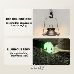Inflatable Camping Tent with Rainfly, 3 Man Air Tent 3000mm Waterproof