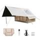 Inflatable Pop-up Camping Tent 4-6 People Instant Setup Outdoor Blow Up Air Tent