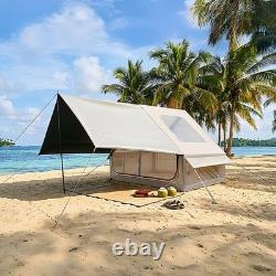 Inflatable Pop-Up Camping Tent 4-6 People Instant Setup Outdoor Blow Up Air Tent