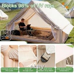Inflatable Tent, 2-6 Person Glamping Camping Tent, 300D Oxford Waterproof UV