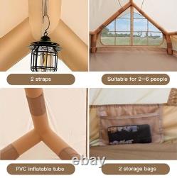 Inflatable Tent, 2-6 Person Glamping Camping Tent, 300D Oxford Waterproof UV