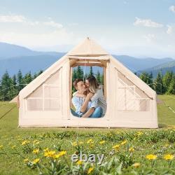 Inflatable Tent for Camping 3-5 Person Glamping Tent with Pump Easy Set up