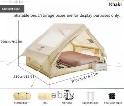 Inflatable Tent for Camping 4-6 Person Glamping Tent with Pump Easy Set up