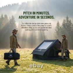 Inflatable Tent for Camping 4-6 Person Glamping Tent with Pump Easy Set up