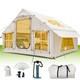 Inflatable Tents For Camping, Blow Up Tent & Hand Pump Stove Jack 6 Person