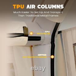 Inflatable Tents for Camping, Blow Up Tent & Hand Pump Stove Jack 6 Person