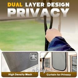 Inflatable Tents for Camping, Blow Up Tent & Hand Pump Stove Jack 6 Person