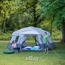 Instant Camping Tent Large Cabin Hiking Camping Backpacking Season Easy Pop Up