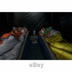 Instant Dark 6-Person Rest Tent With LED Lighted Poles Family Camping Hiking Cabin