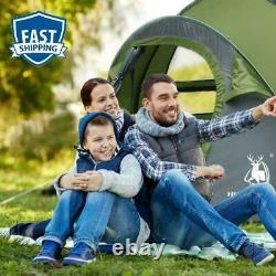 Instant Pop Up 3 4 Person Tent Family Waterproof Backpacking Hiking Camping Tent