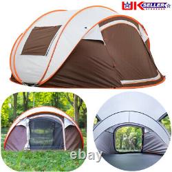 Instant Pop-Up Camping Tent Family Hiking Outdoor Basic 5-8 Person Quality