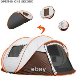 Instant Pop-Up Camping Tent Family Hiking Outdoor Basic 5-8 Person Quality