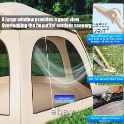 Instant Pop-Up Camping Tent with UV Protection for 4 people, 6pc Accessories Set