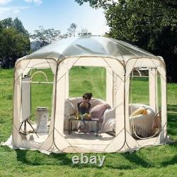 Instant Pop-Up PVC Clear Bubble Tent Dome Shelter Weather Proof Pod Sports Tent