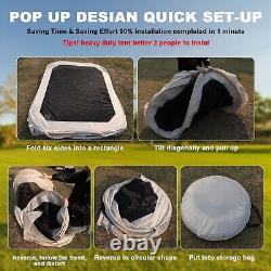 Instant Pop-Up PVC Clear Bubble Tent Dome Shelter Weather Proof Pod Sports Tent