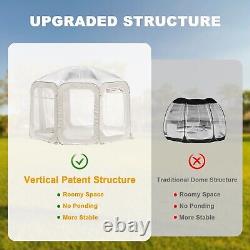 Instant Pop-Up PVC Clear Bubble Tent Dome Shelter Weather Proof Pod Sports Tent