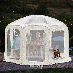 Instant Pop-Up PVC Clear Bubble Tent Dome Shelter Weather Proof Pod Sports Tent